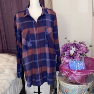Mudd Women’s Plaid Shirt